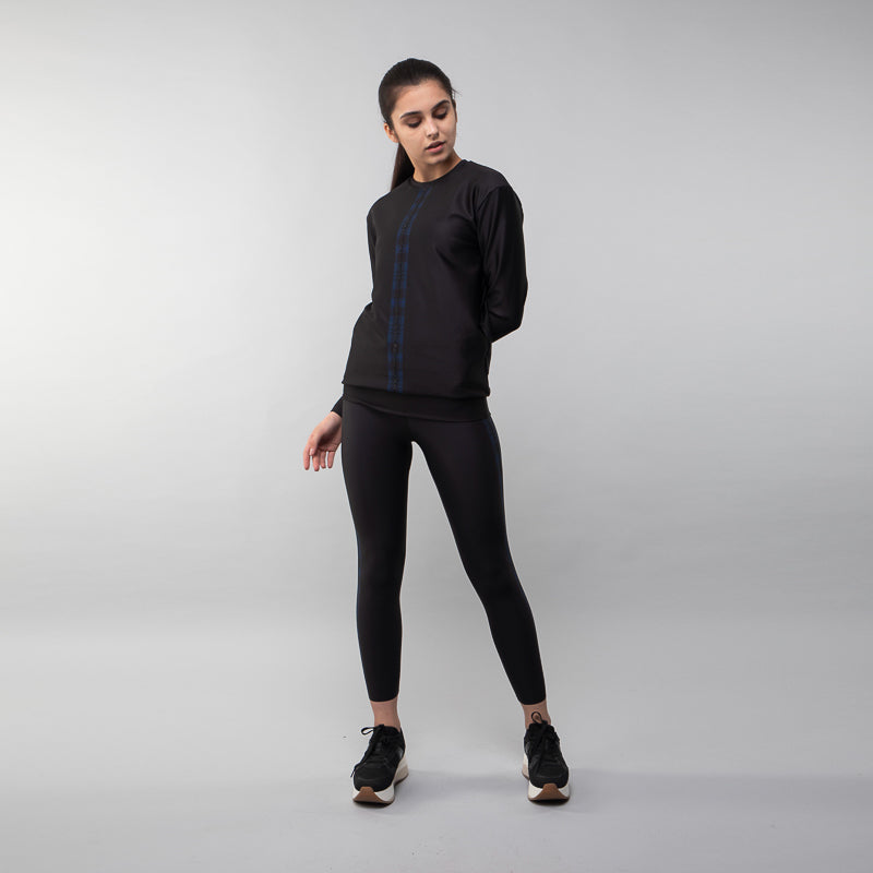 ULTRACOR - Surface Swarovski Tartan Sweatshirt