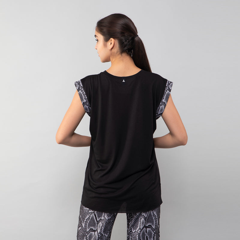 ULTRACOR - Rolled Hem Python Tee